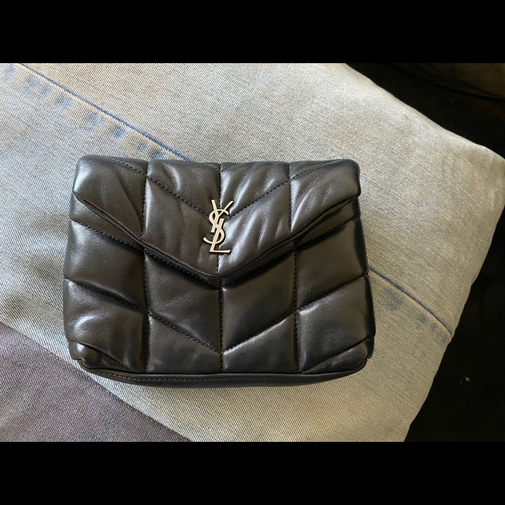 YSL Monogram puffer SMALL pouch